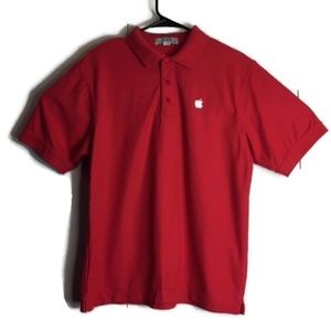 Apple Computers Logo Vantage Golf Polo Shirt Tech